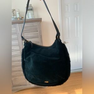 UGG suede black bag